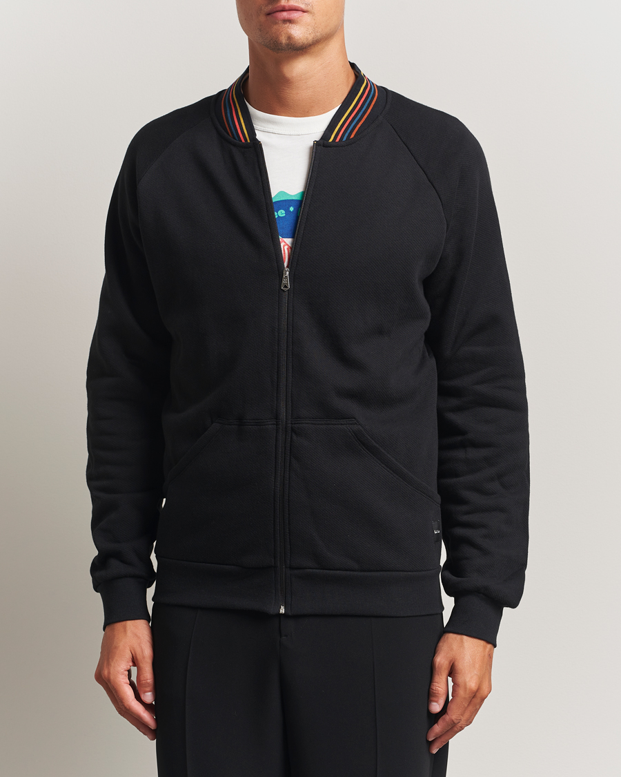 Mies | Puserot | Paul Smith | Artist Rib Full Zip Black