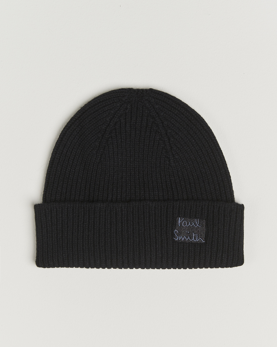 Mies | Pipot | Paul Smith | Cashmere Beanie Black