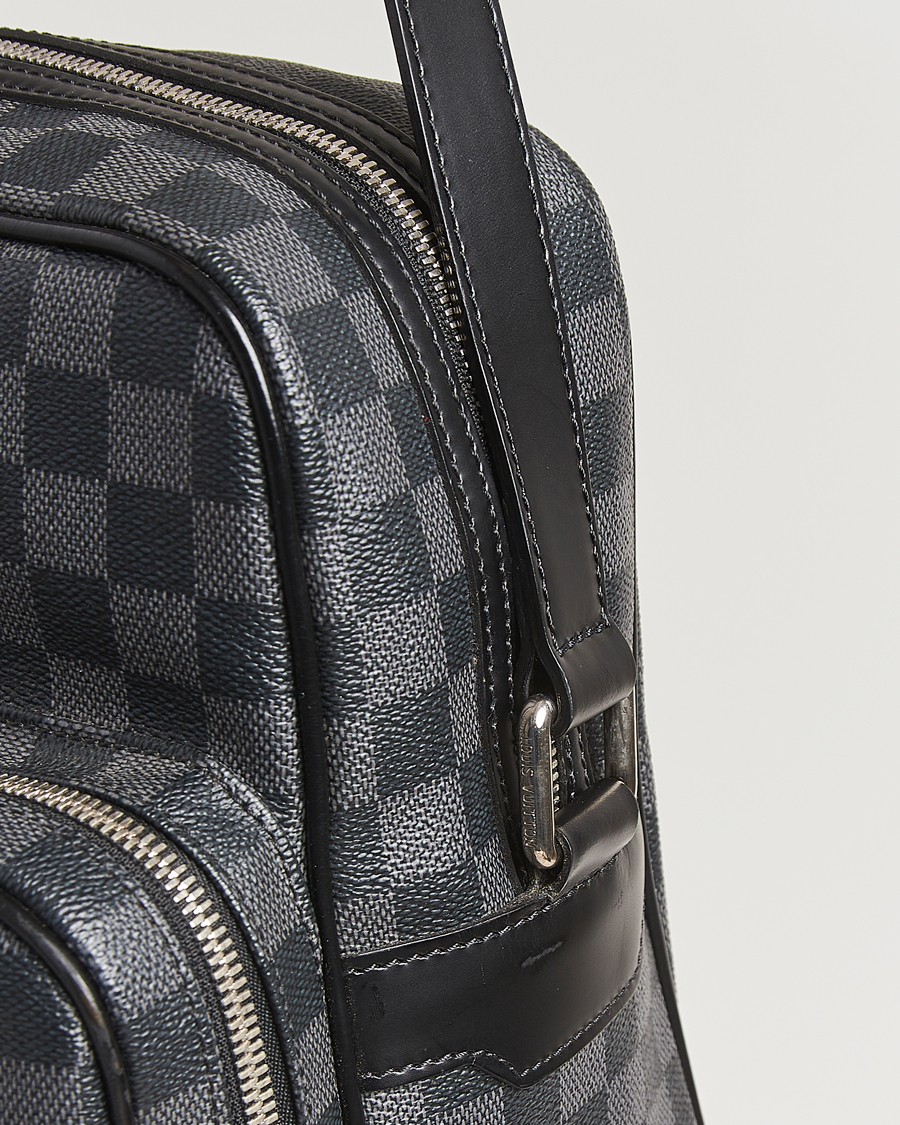 Mies | Pre-Owned & Vintage Bags | Louis Vuitton Pre-Owned | Leoh Shoulder Bag Damier Graphite