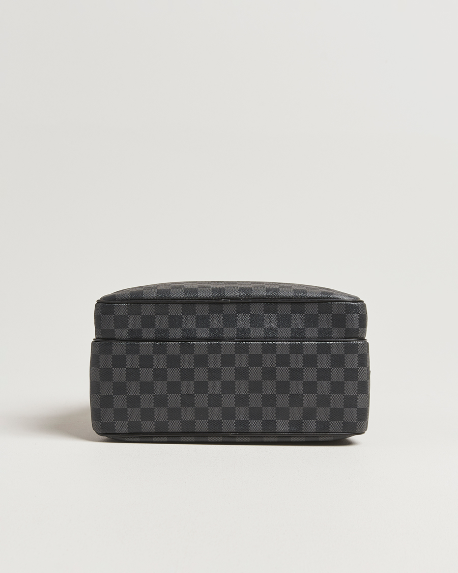 Mies | Pre-Owned & Vintage Bags | Louis Vuitton Pre-Owned | Leoh Shoulder Bag Damier Graphite