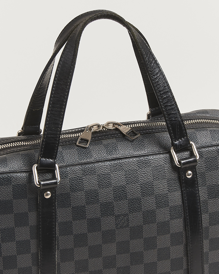 Mies | Pre-Owned & Vintage Bags | Louis Vuitton Pre-Owned | Jorn Porte Documents Damier Graphite
