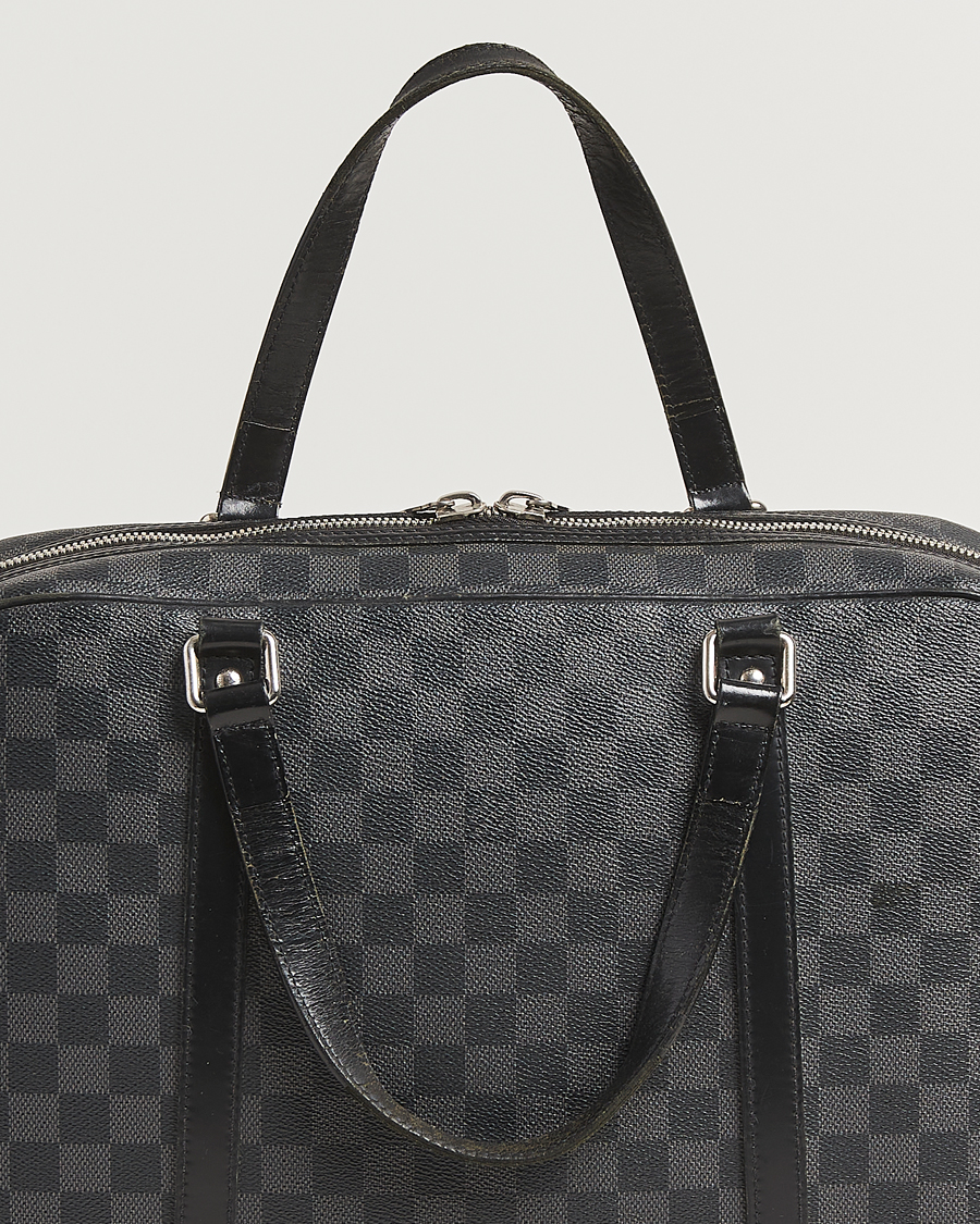 Mies | Pre-Owned & Vintage Bags | Louis Vuitton Pre-Owned | Jorn Porte Documents Damier Graphite