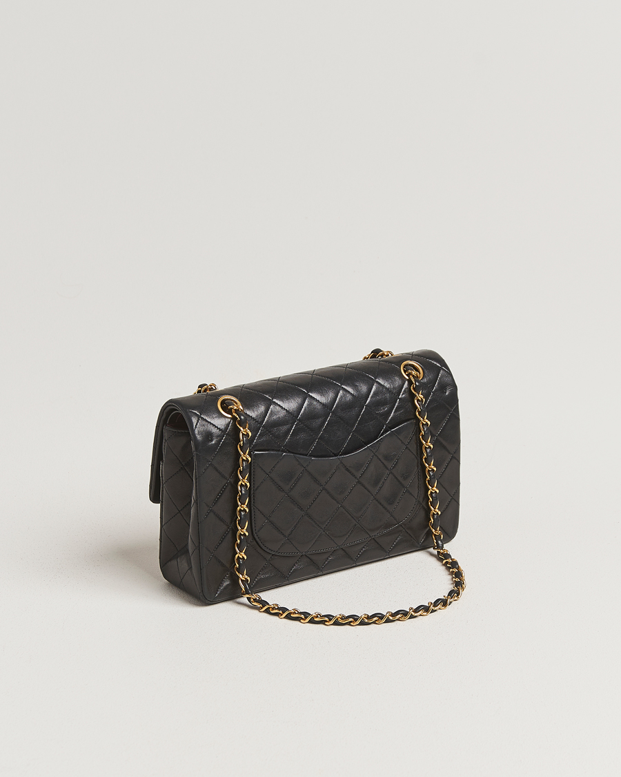 Mies | Chanel Pre-Owned Classic Double Flap Medium Black | Chanel Pre-Owned | Classic Double Flap Medium Black