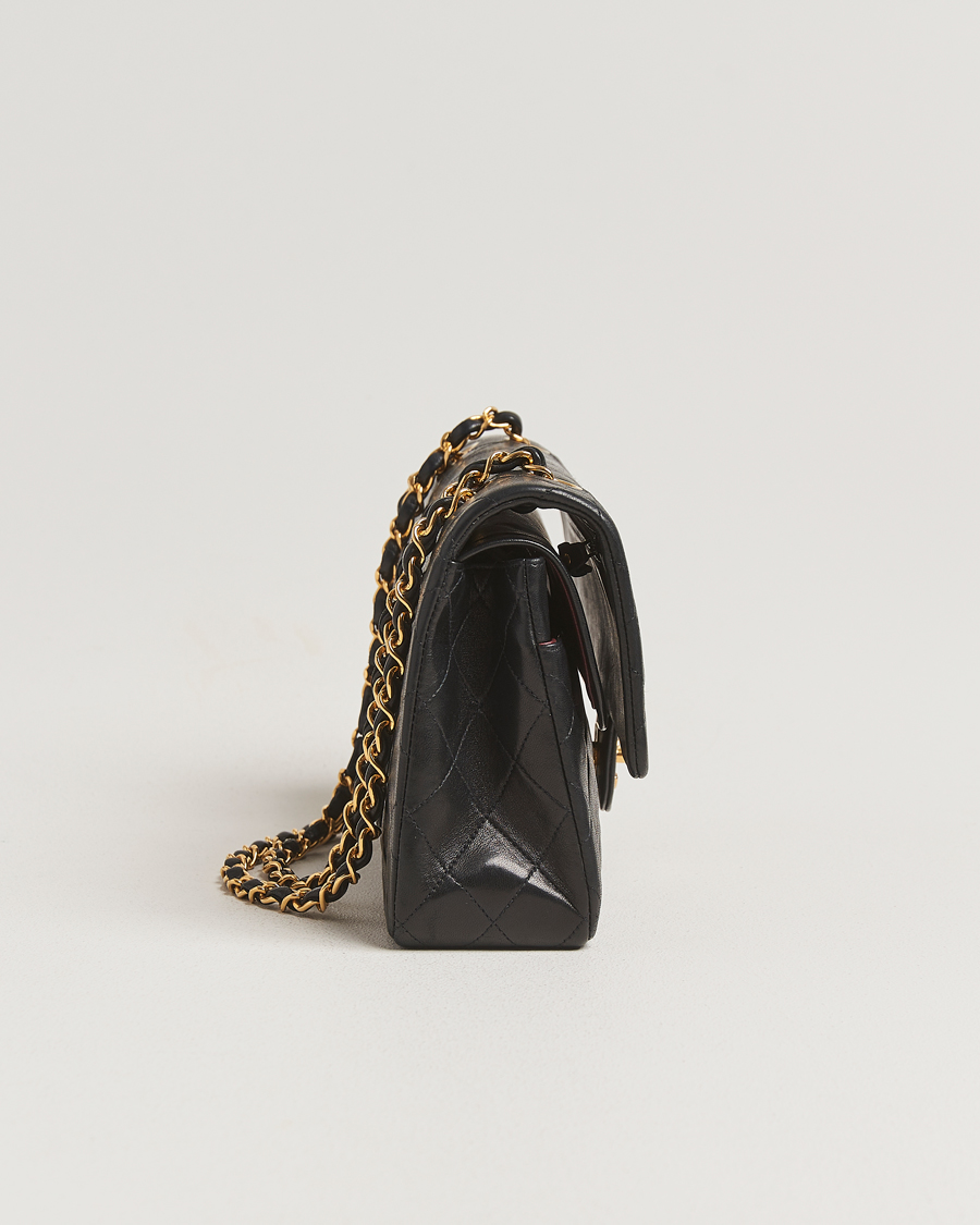 Mies | Chanel Pre-Owned Classic Double Flap Medium Black | Chanel Pre-Owned | Classic Double Flap Medium Black