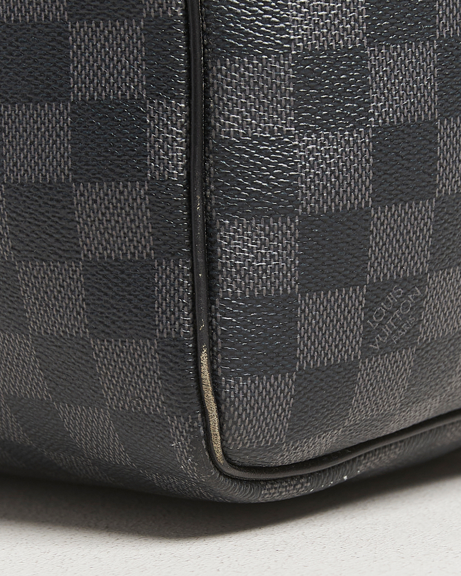 Mies | Louis Vuitton Pre-Owned Keepall Bandoulière 55 Damier Graphite | Louis Vuitton Pre-Owned | Keepall Bandoulière 55 Damier Graphite