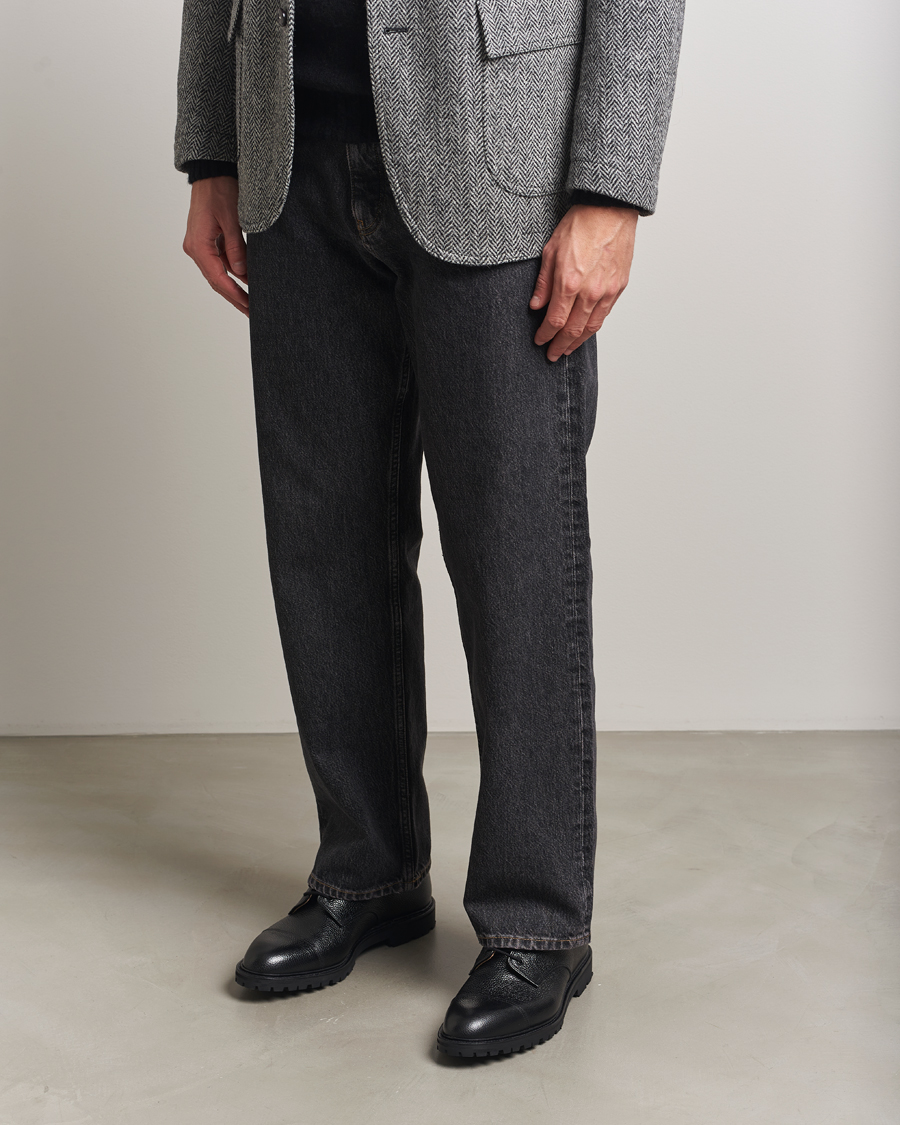 Mies | Derby-kengät | Crockett & Jones | Sandhurst Derby Vibram Black Scotch Grain