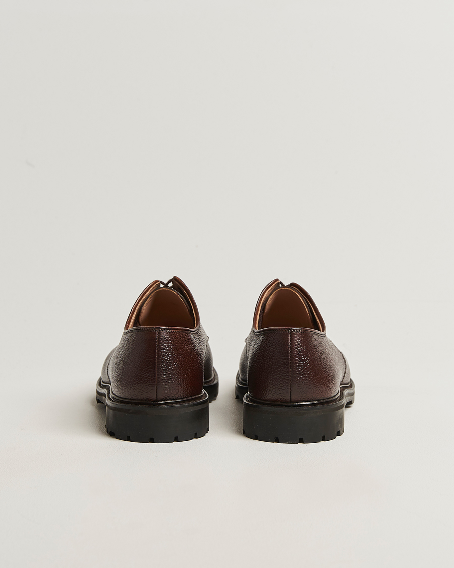 Mies | Derby-kengät | Crockett & Jones | Sandhurst Derby Vibram Brown Scotch Grain