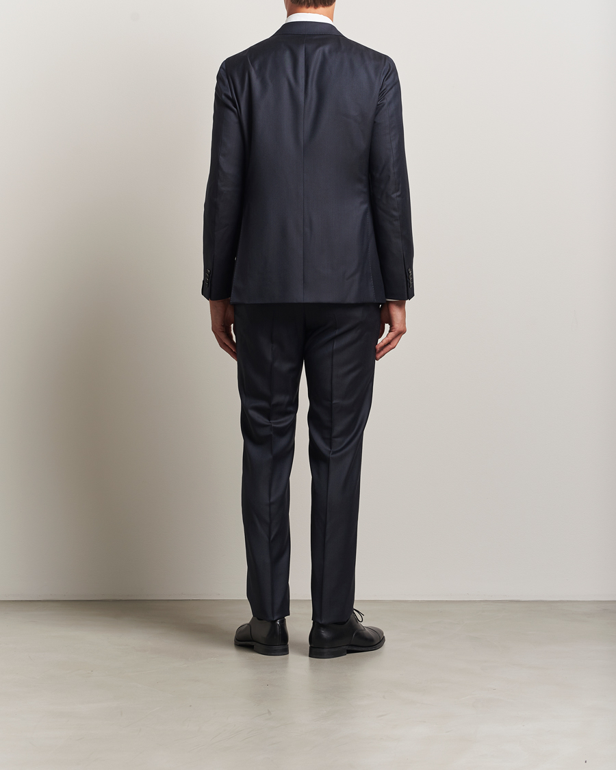 Mies | Puvut | Caruso | Aida Super 130s Wool Suit Navy