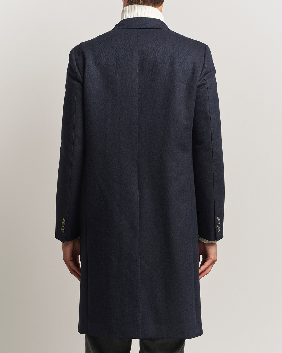 Mies | Takit | Caruso | Aida Double Breasted Wool Coat Navy