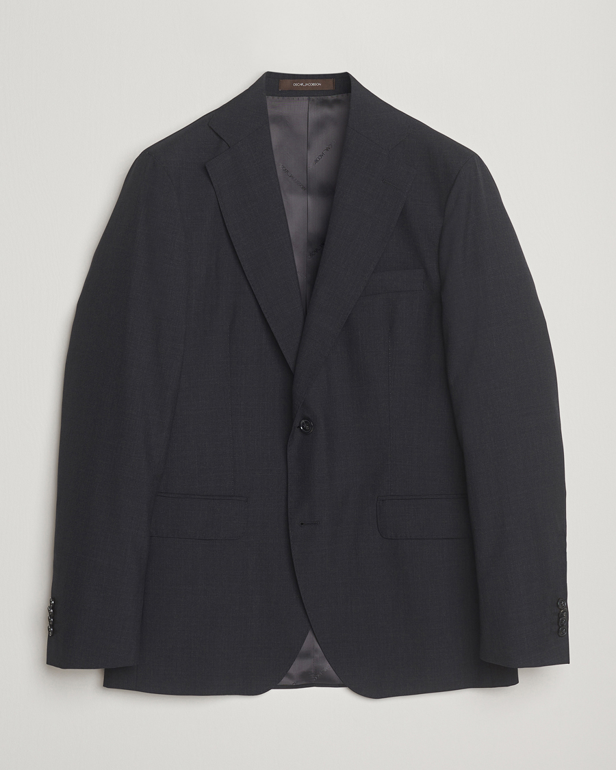 Mies | Pikkutakit | Oscar Jacobson | Fogerty Wool Blazer Grey