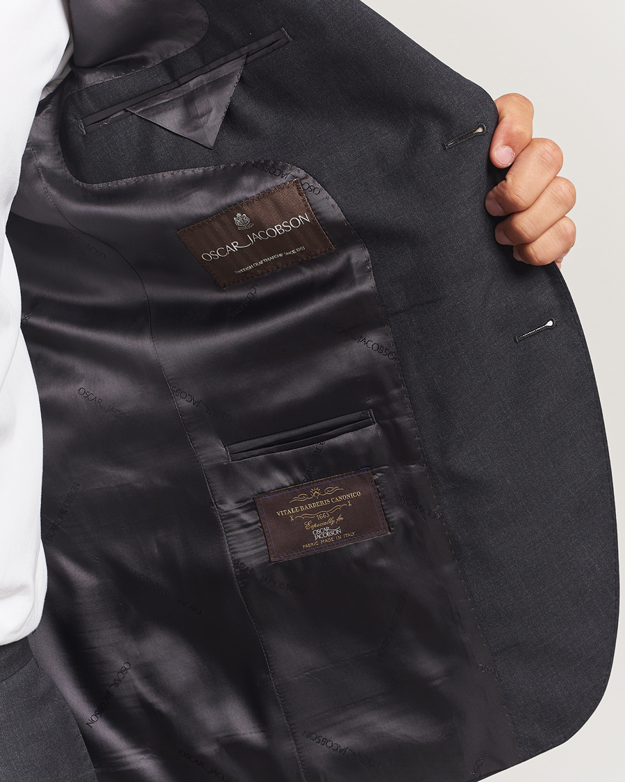 Mies | Pikkutakit | Oscar Jacobson | Fogerty Wool Blazer Grey