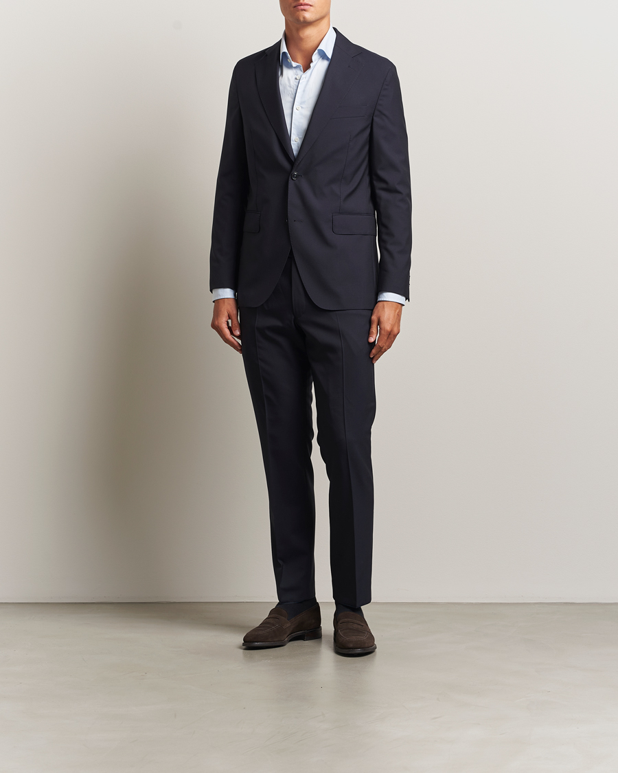 Mies | Pikkutakit | Oscar Jacobson | Fogerty Wool Blazer Navy