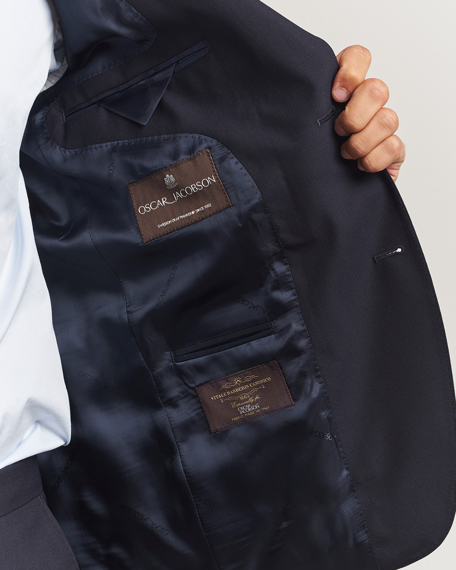 Mies | Pikkutakit | Oscar Jacobson | Fogerty Wool Blazer Navy