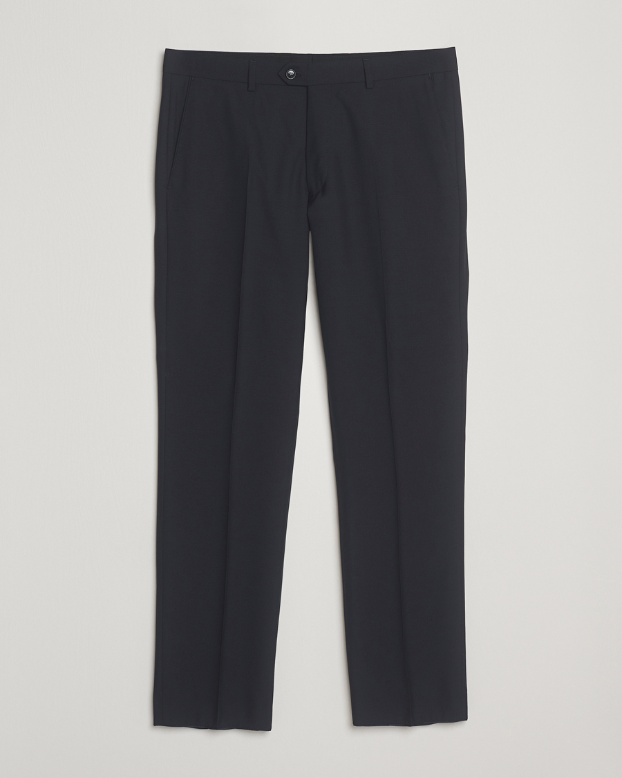 Mies | Housut | Oscar Jacobson | Dandy Wool Trousers Navy