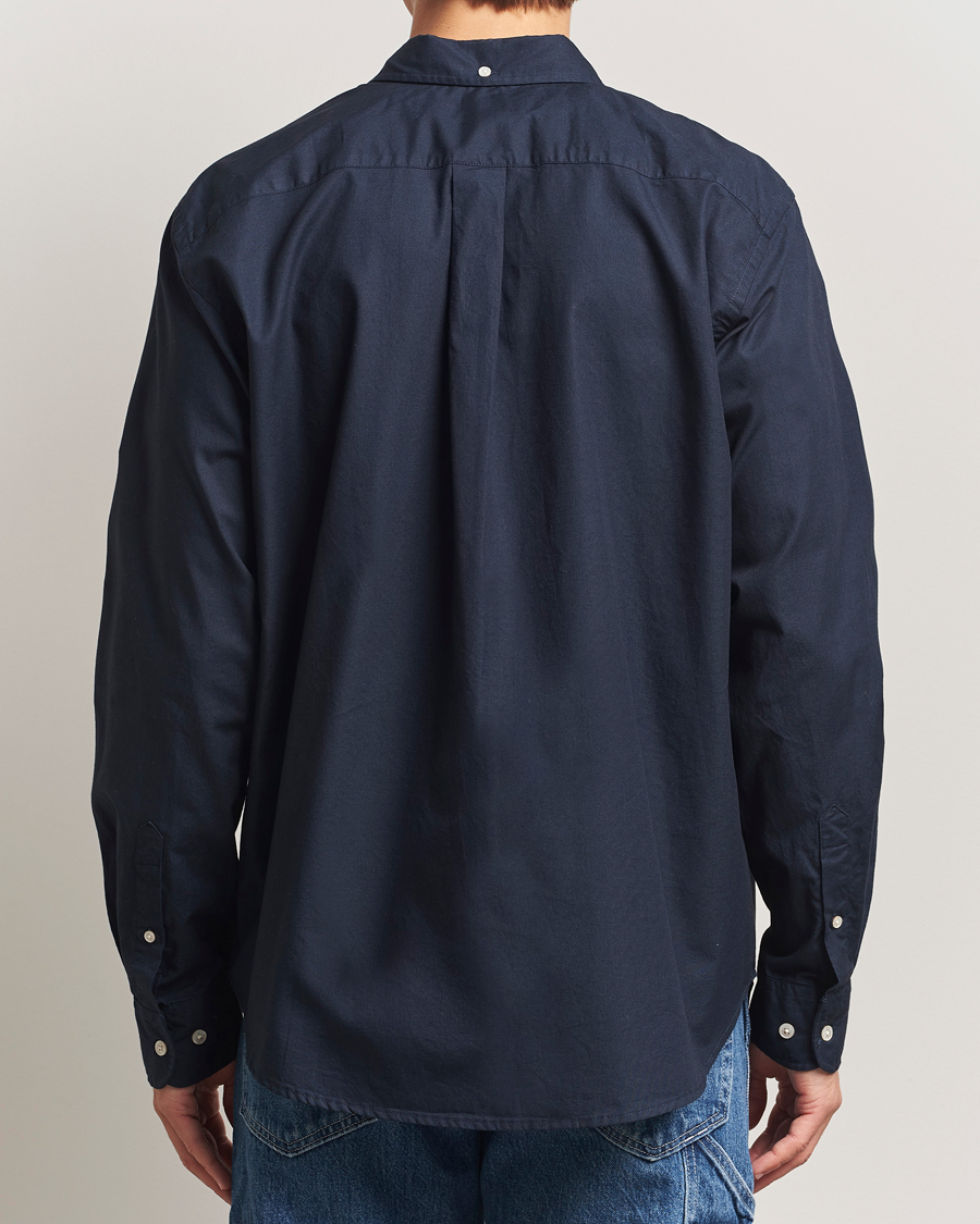 Mies | Kauluspaidat | Forét | Flag Regular Fit Oxford Shirt Navy