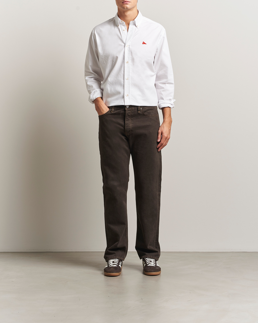Mies | Kauluspaidat | Forét | Flag Regular Fit Oxford Shirt White