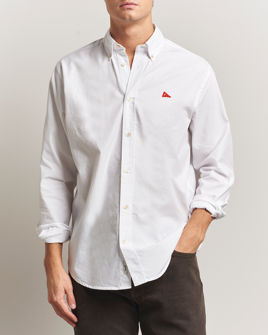 Mies | Kauluspaidat | Forét | Flag Regular Fit Oxford Shirt White