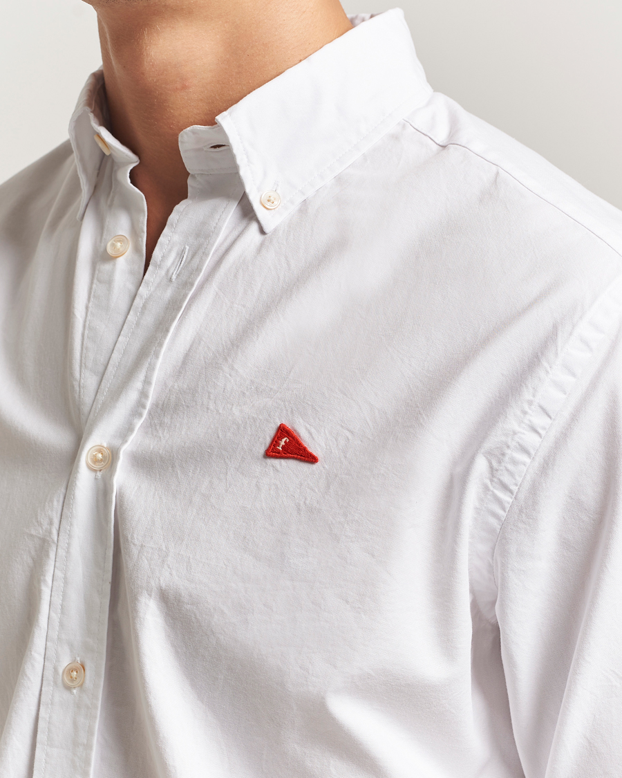Mies | Kauluspaidat | Forét | Flag Regular Fit Oxford Shirt White