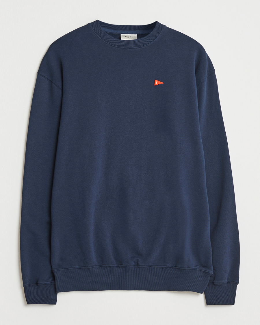 Mies | Puserot | Forét | Flag Sweatshirt Navy