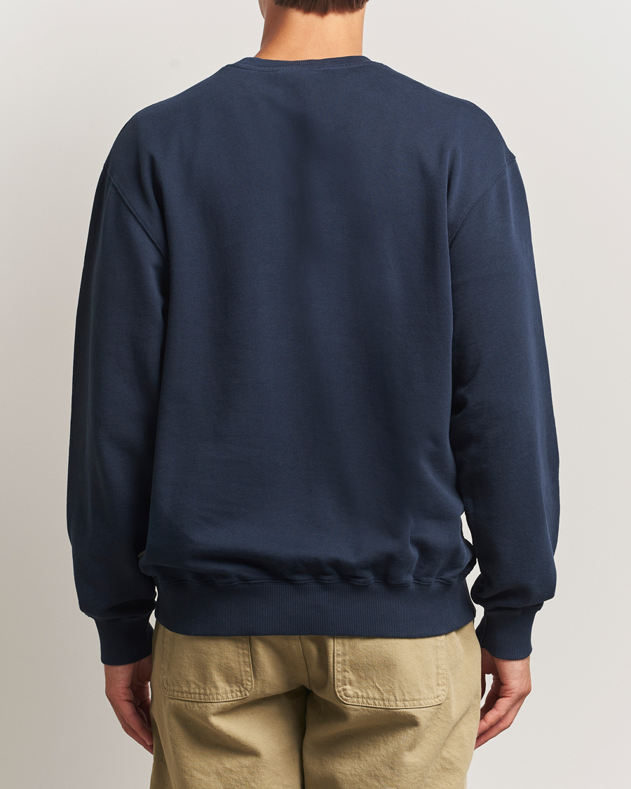 Mies | Puserot | Forét | Flag Sweatshirt Navy
