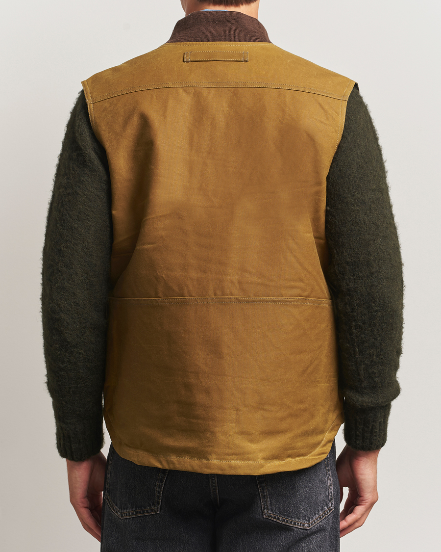 Mies | Takit | Filson | Tin Cloth Insulated Work Vest Dark Tan