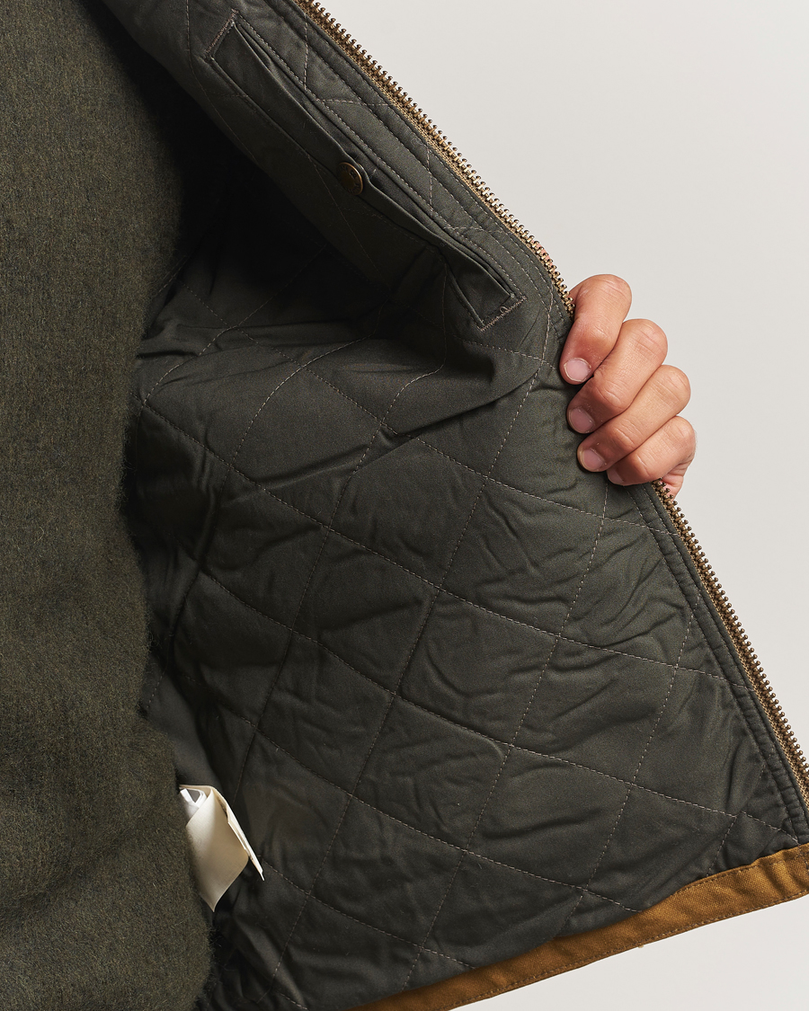 Mies | Takit | Filson | Tin Cloth Insulated Work Vest Dark Tan