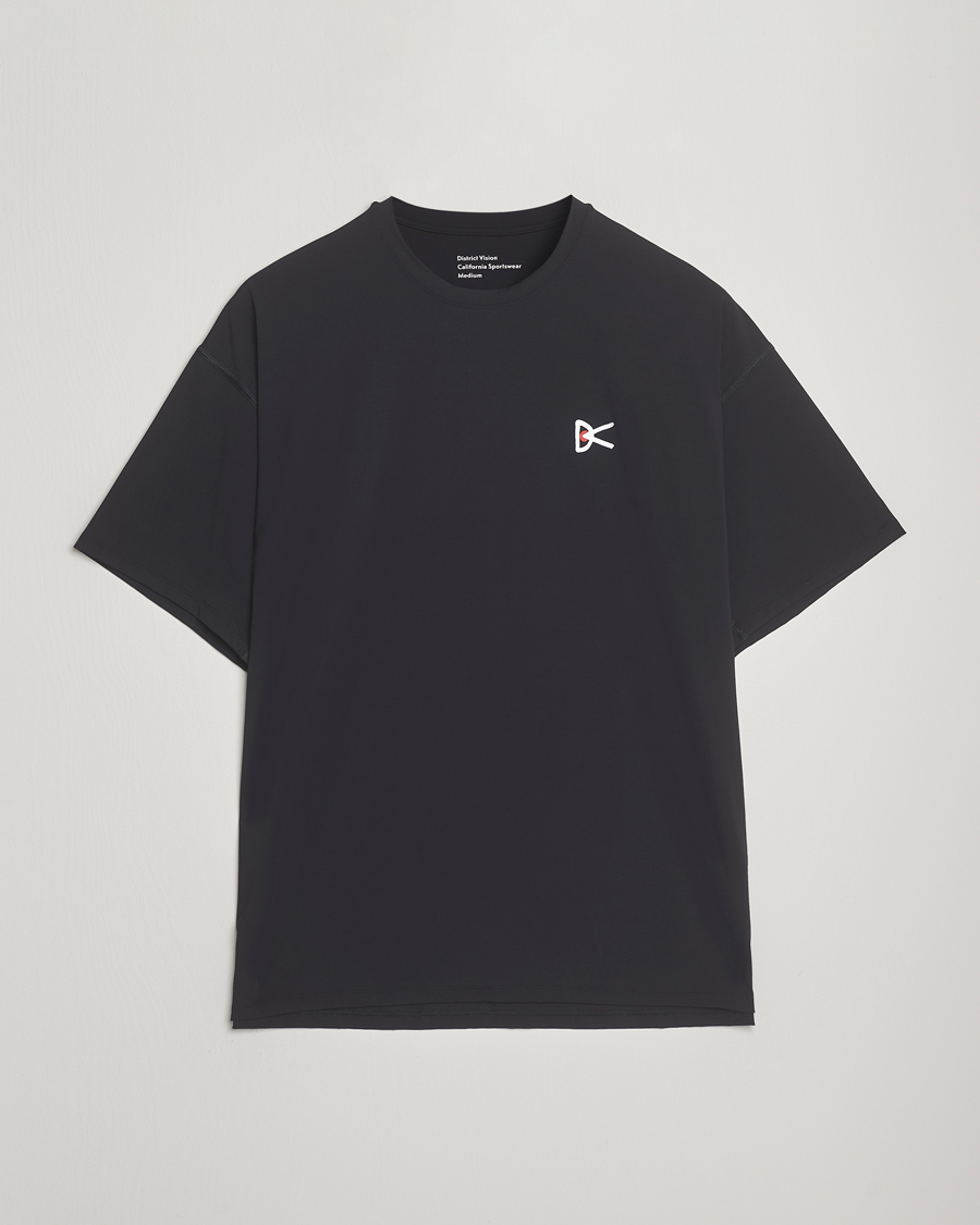 Mies | T-paidat | District Vision | Lightweight Short Sleeve T-Shirt Black