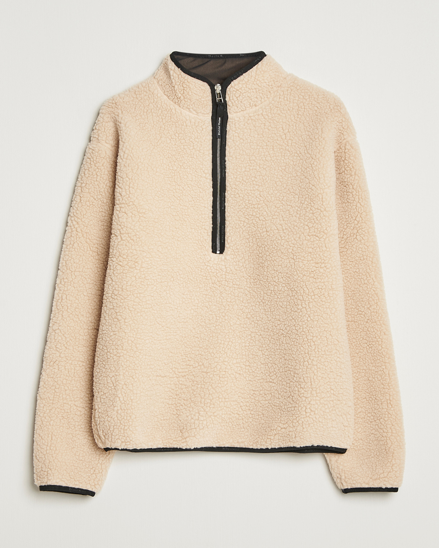 Mies | Puserot | District Vision | Heavyweight Half Zip Pile Fleece Quartz