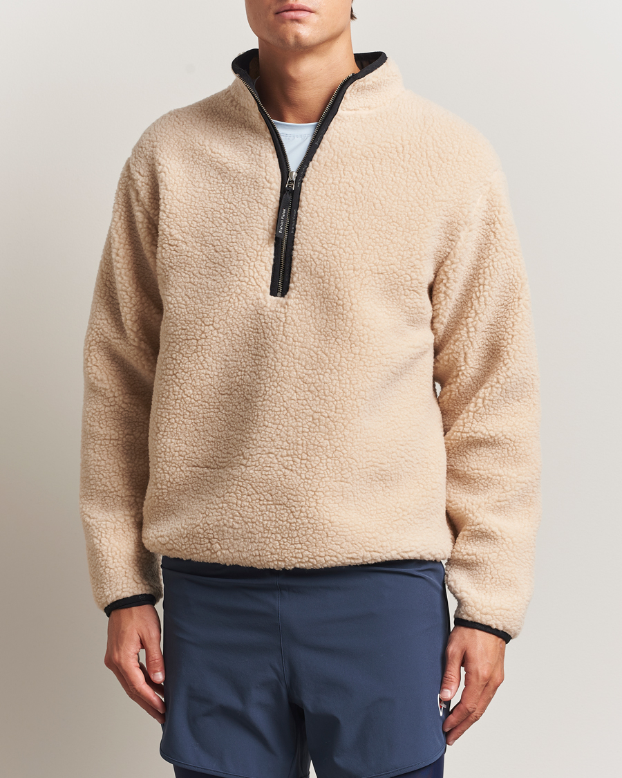 Mies | Puserot | District Vision | Heavyweight Half Zip Pile Fleece Quartz