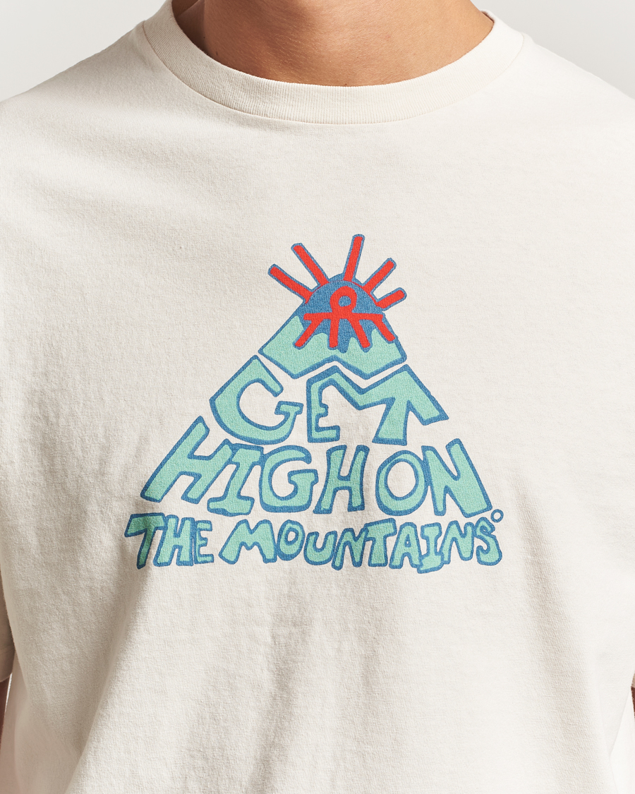 Mies | T-paidat | District Vision | California Cotton T-Shirt Vintage White