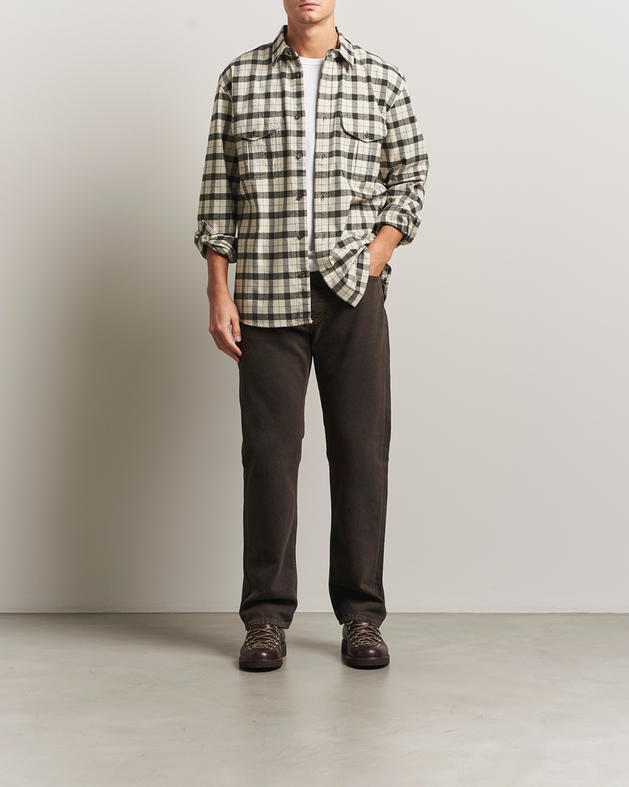 Mies | Kauluspaidat | Filson | Checked Alaskan Guide Shirt Cream/Grey