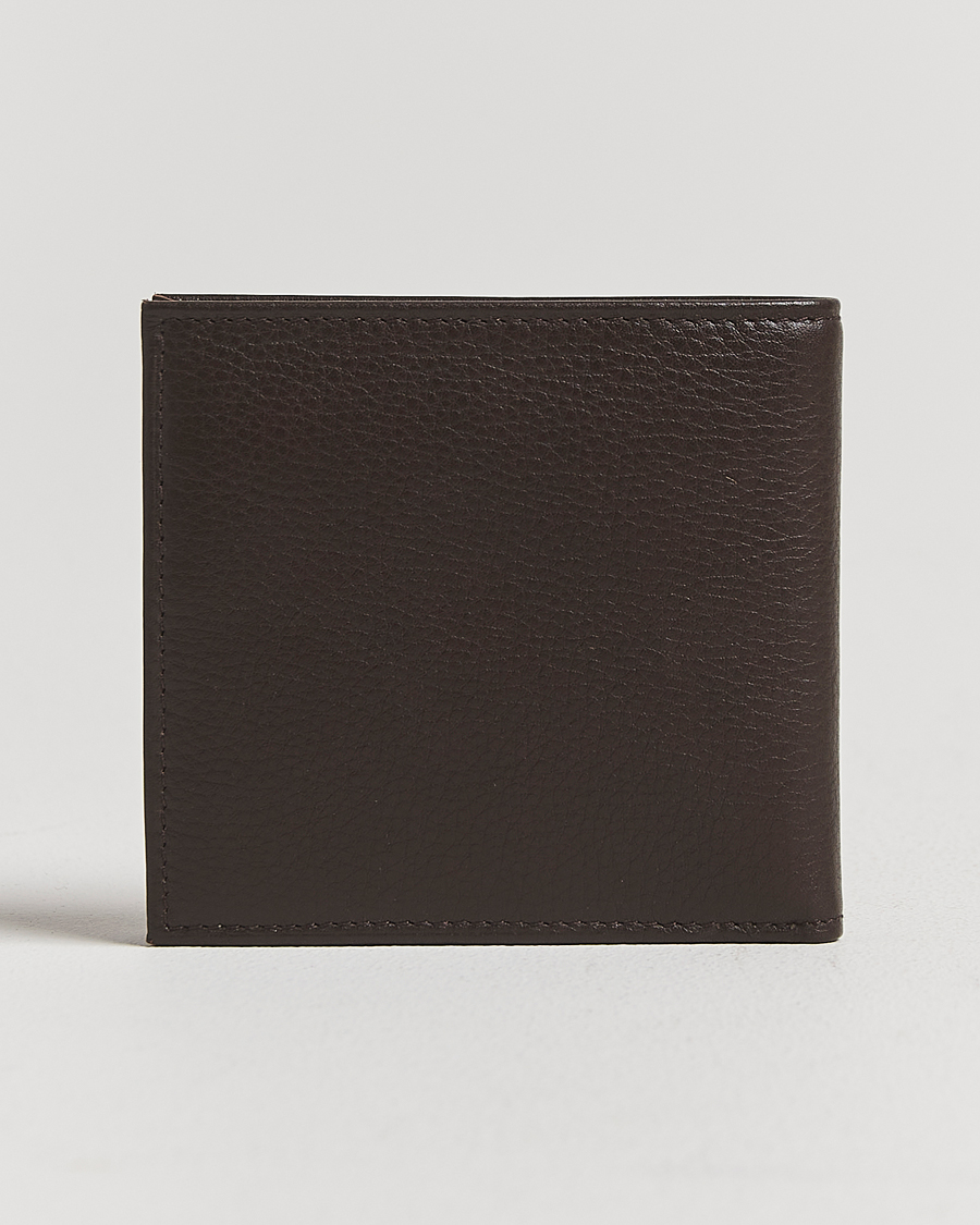 Mies | Lompakot | Polo Ralph Lauren | Pebbled Leather Billfold Wallet Brown