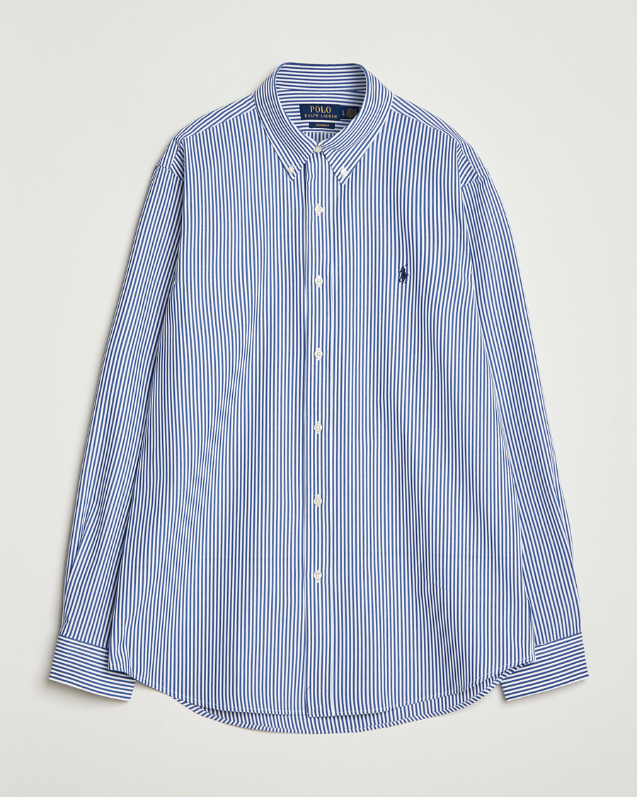 Mies | Kauluspaidat | Polo Ralph Lauren | Custom Fit Stretch Poplin Shirt Bengal Stripe