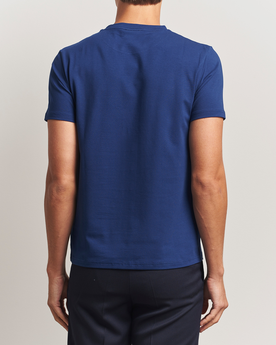 Mies | T-paidat | Filippa K | Soft Lycra T-Shirt Royal Navy