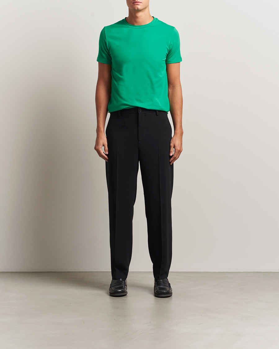 Mies | T-paidat | Filippa K | Soft Lycra T-Shirt Apple Green