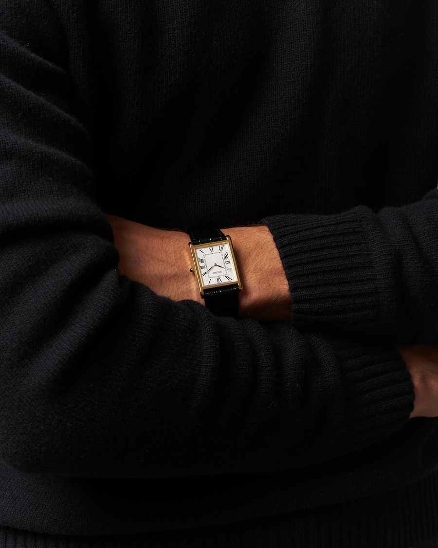 Mies | Seiko Quartz Gold Leather 28mm White Dial | Seiko | Quartz Gold Leather 28mm White Dial