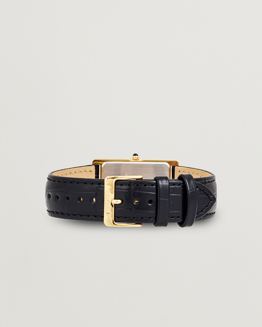 Mies | Seiko Quartz Gold Leather 28mm White Dial | Seiko | Quartz Gold Leather 28mm White Dial