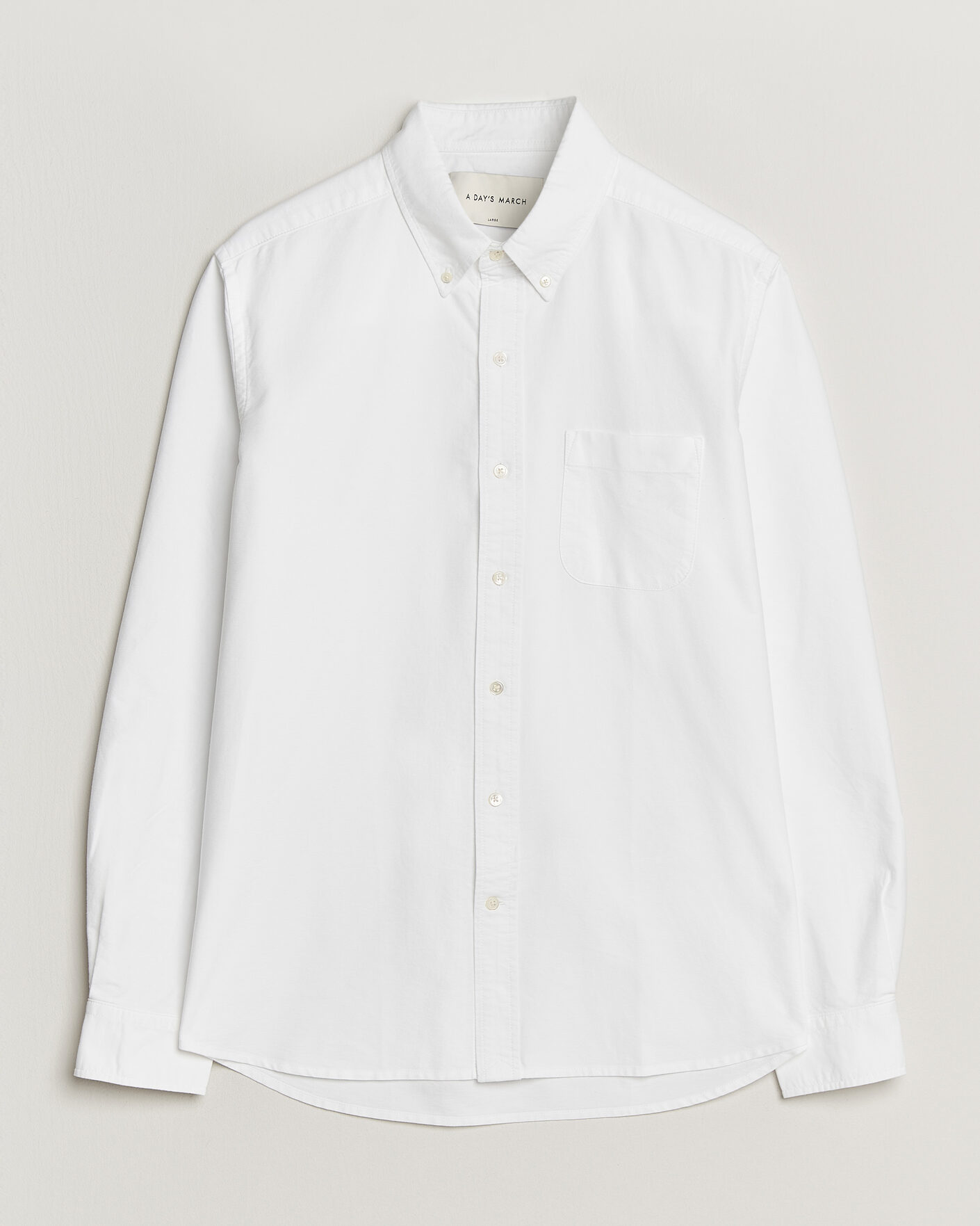 Mies | Kauluspaidat | A Day's March | Classic Oxford Shirt White