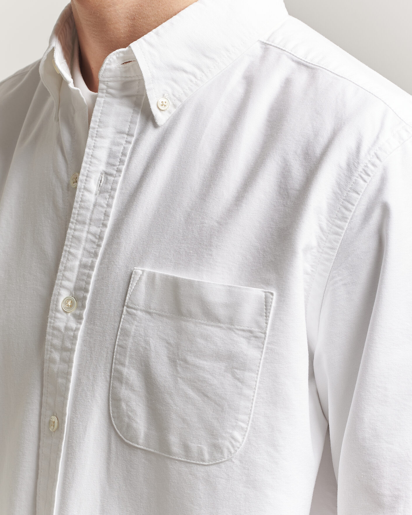 Mies | Kauluspaidat | A Day's March | Classic Oxford Shirt White