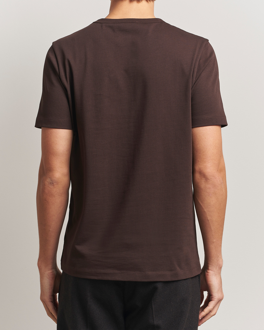 Mies | T-paidat | A Day's March | Heavyweight T-Shirt Dark Brown