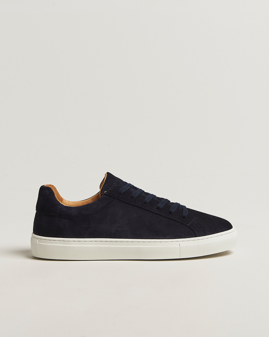 Mies | Tennarit | A Day's March | Suede Marching Sneaker Navy