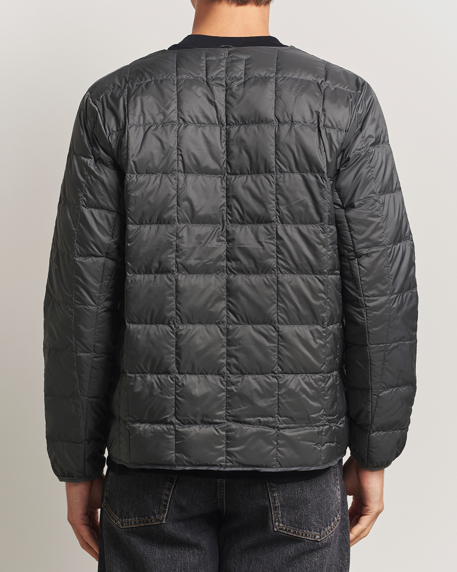 Mies | Takit | TAION | Crew Neck Button Down Jacket Dark Grey