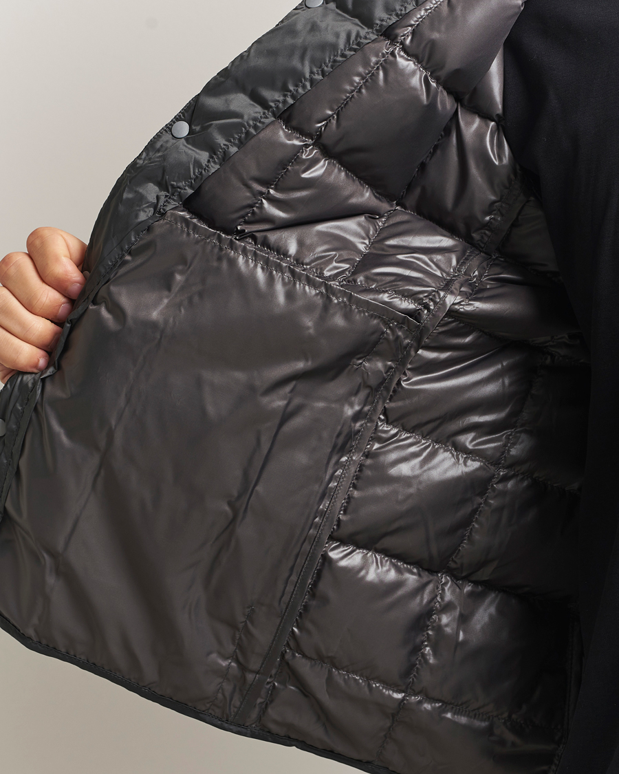 Mies | Takit | TAION | Crew Neck Button Down Jacket Dark Grey