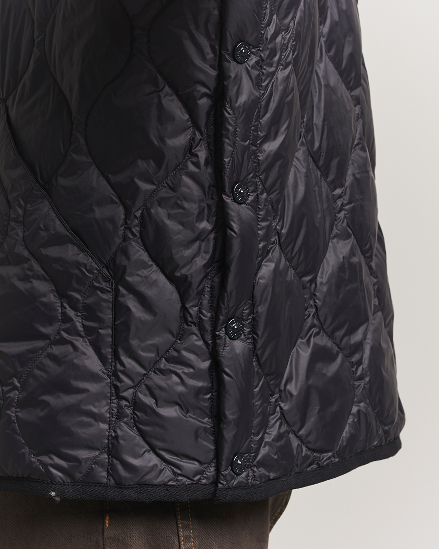 Mies | Takit | TAION | Military Crew Neck Down Vest Black