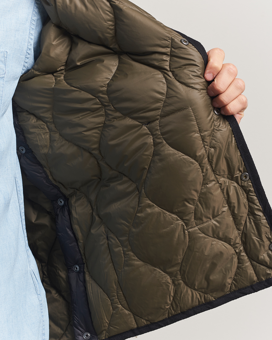 Mies | Takit | TAION | Military Crew Neck Down Jacket Black