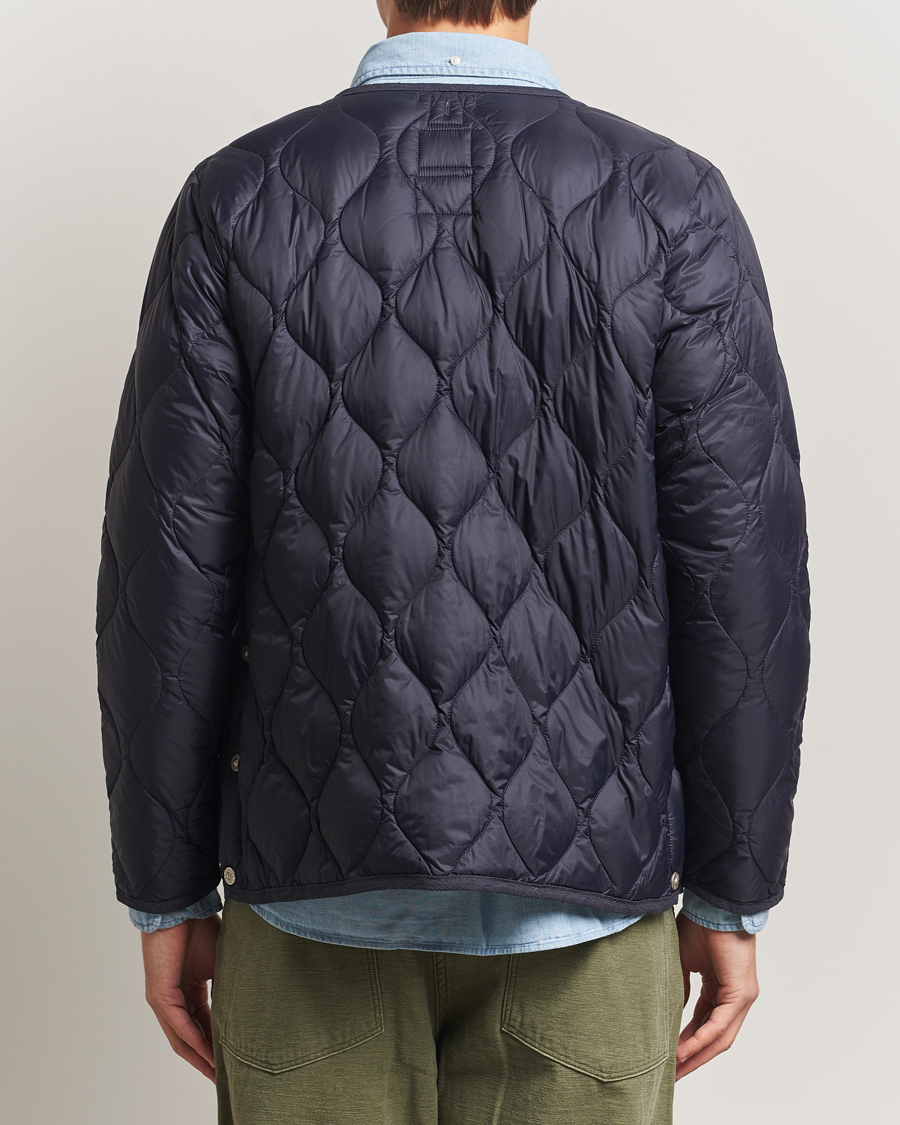 Mies | Takit | TAION | Military Crew Neck Down Jacket Navy