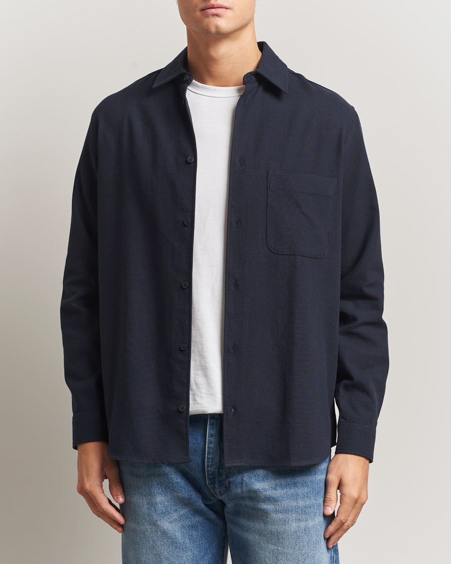 Mies | Kauluspaidat | Samsøe Samsøe | Damon Overshirt Salute Navy