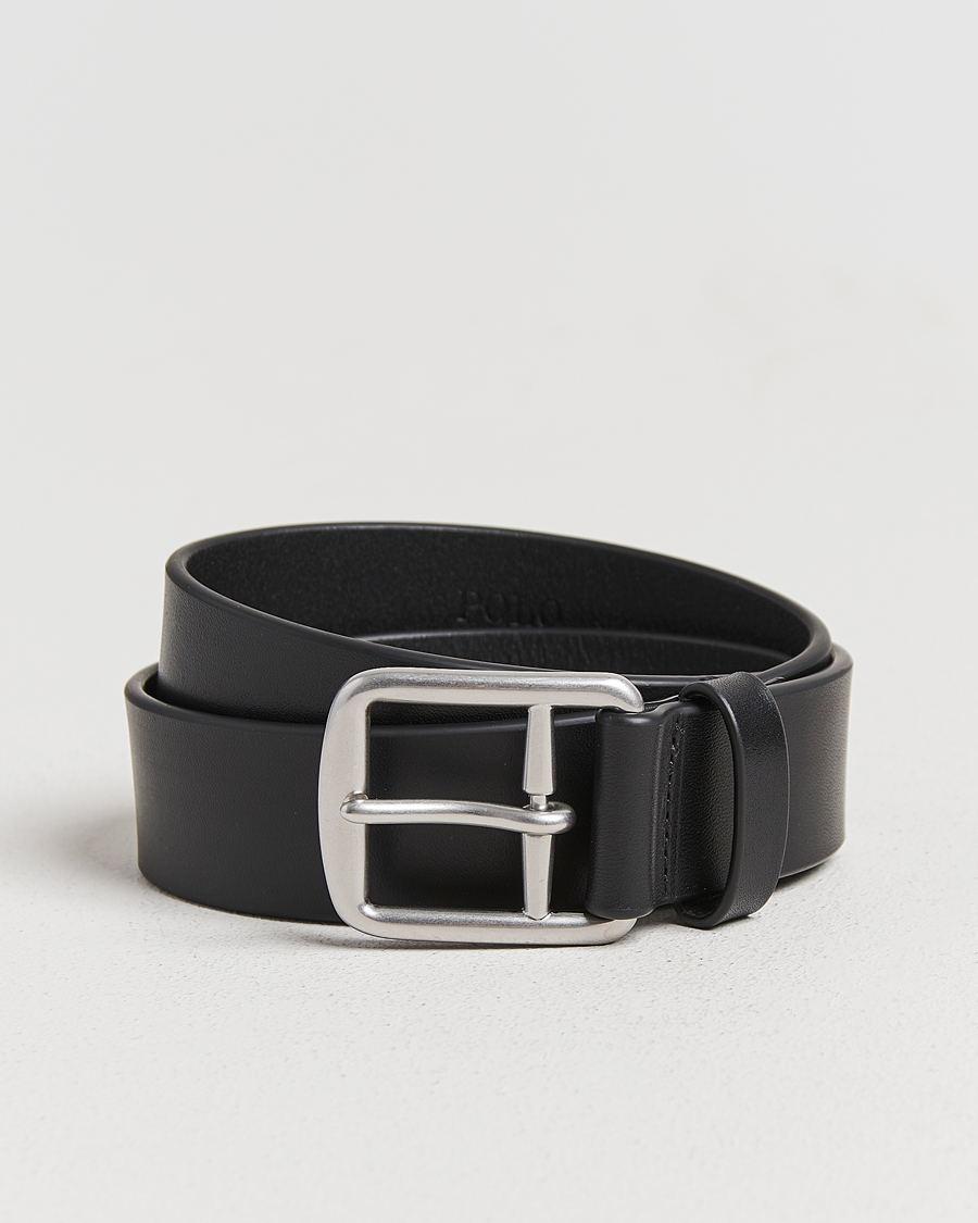 Mies | Vyöt | Polo Ralph Lauren | Signature Pony Leather Belt Black