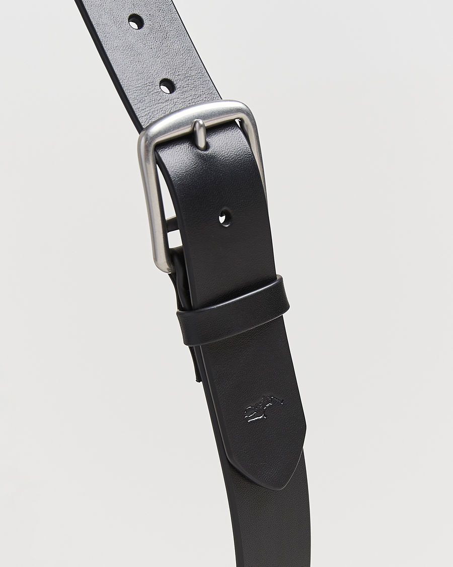 Mies | Vyöt | Polo Ralph Lauren | Signature Pony Leather Belt Black