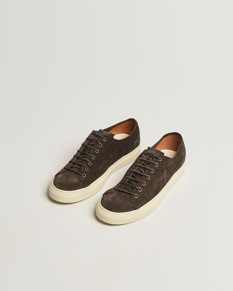 Mies | Tennarit | Buttero | Tanino Suede Sneaker Dark Brown